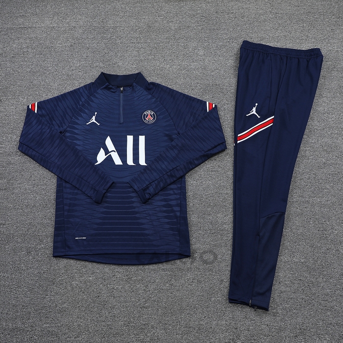 Tuta da Track di Felpa Paris Saint-Germain Jordan 2022-2023 Blu